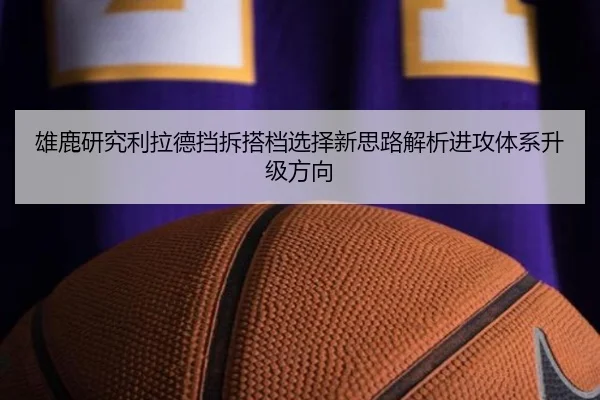 雄鹿研究利拉德挡拆搭档选择新思路解析进攻体系升级方向